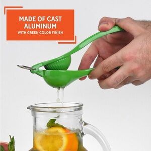 Green Cast Aluminum Citrus Juicer